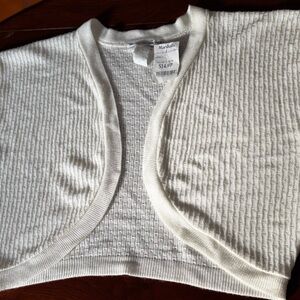 White Sweater Shrug